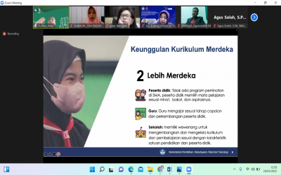 Webinar MGBK DKI Jakarta bersama Puskur 