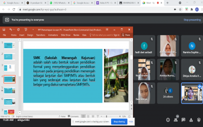 Layanan Bimbingan Klasikal Virtual kelas X